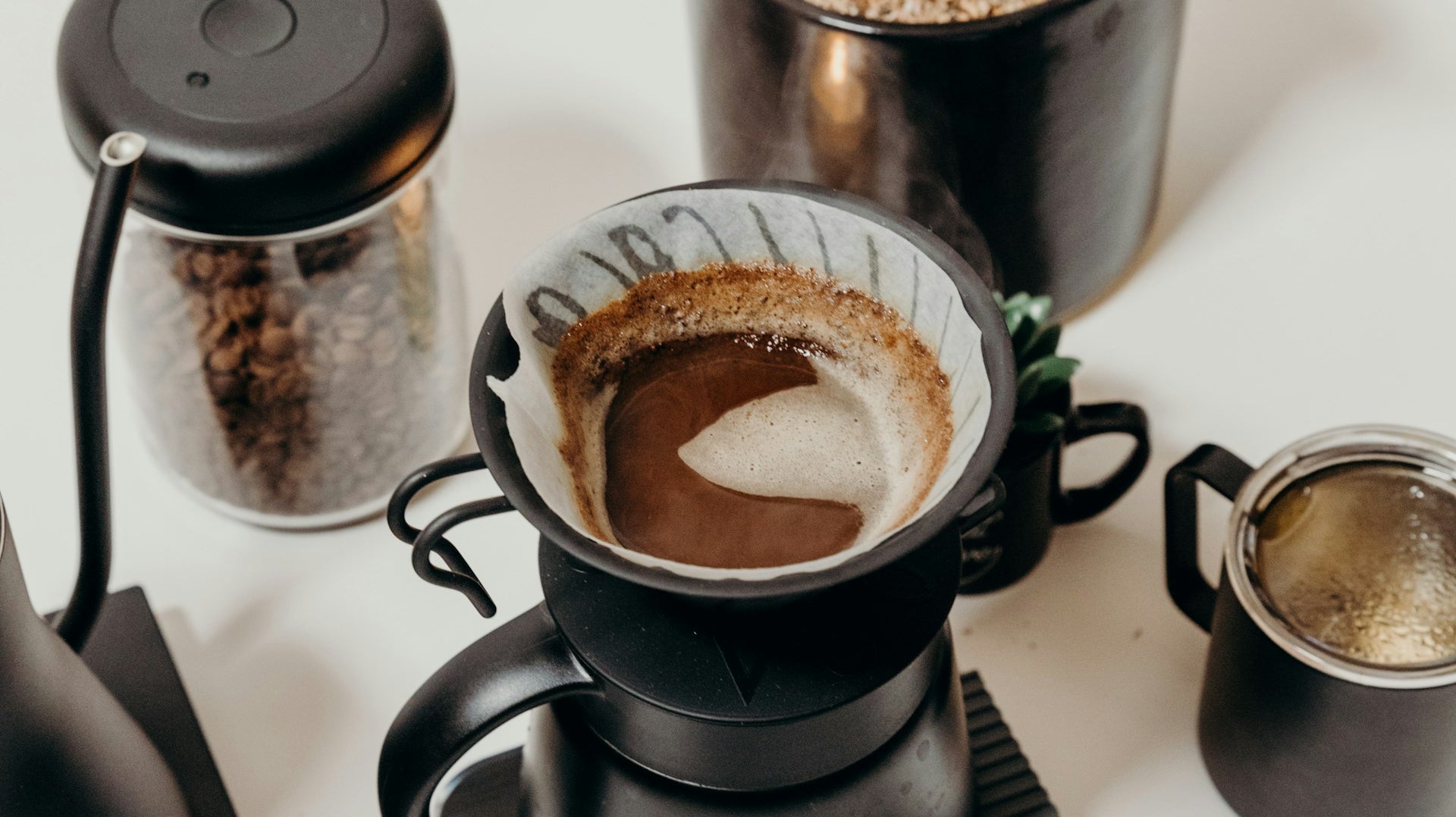 Café de spécialité fait en V60