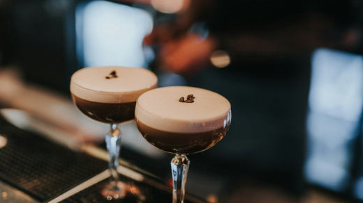 Espresso martini dans un bar