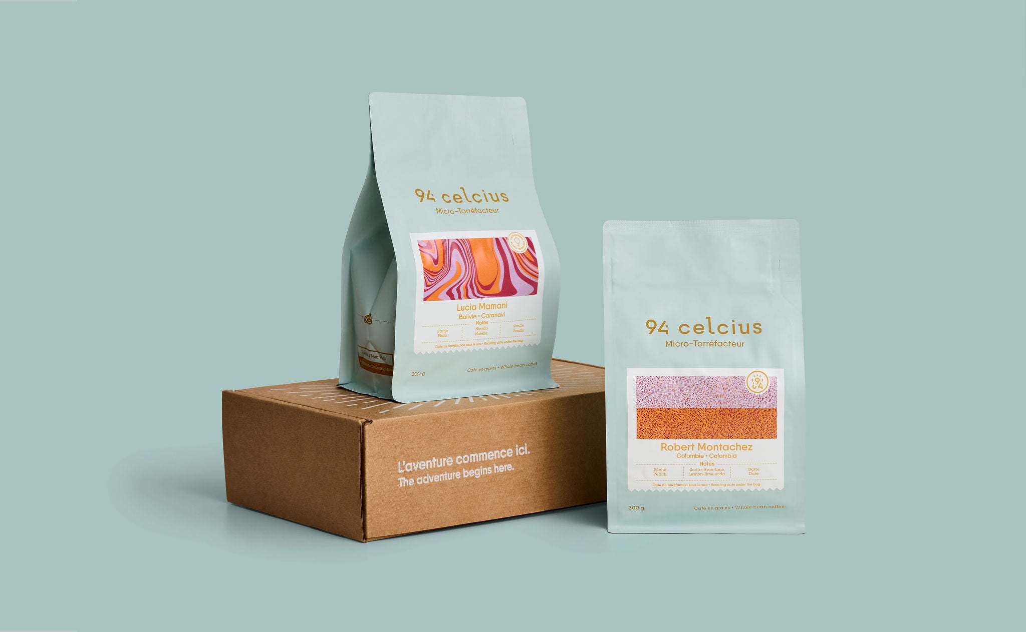 Deux sacs de café du meilleur abonnement
