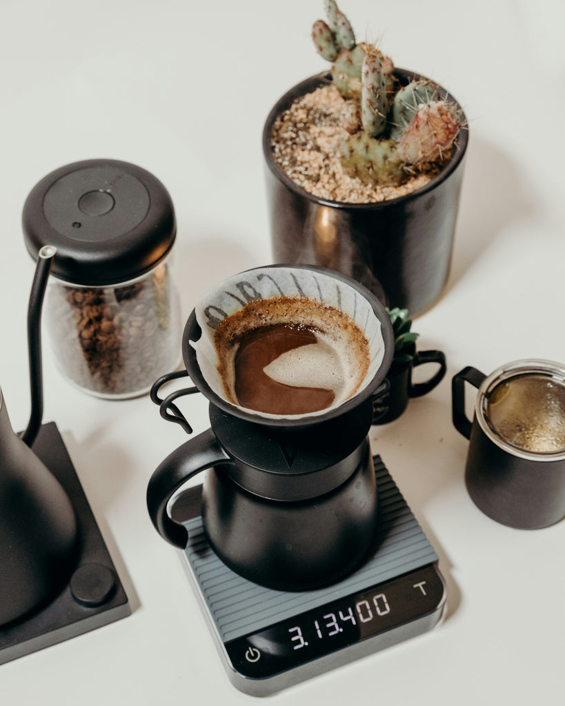 Café de spécialité fait en V60