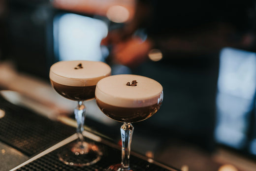 Espresso martini dans un bar 