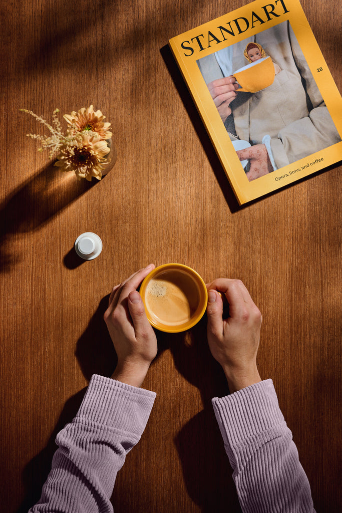 Torréfaction clair dans une tasse espresso