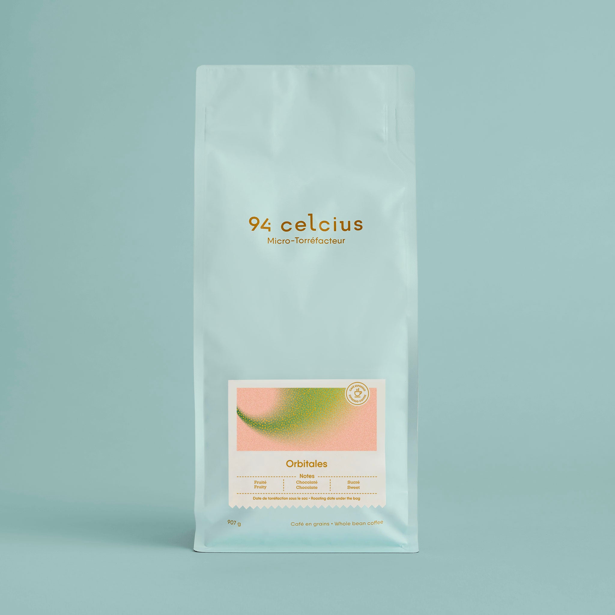 Orbitales mélange café