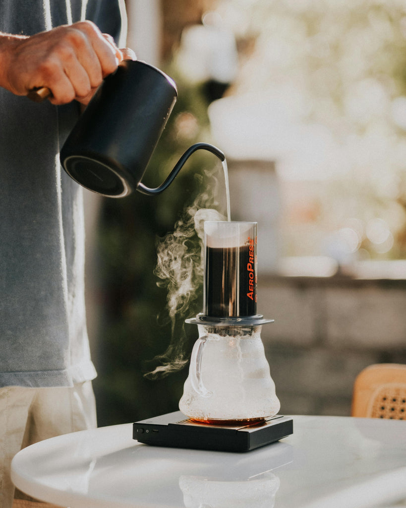 Aeropress avec le café de 94 celcius torréfacteur de Montréal