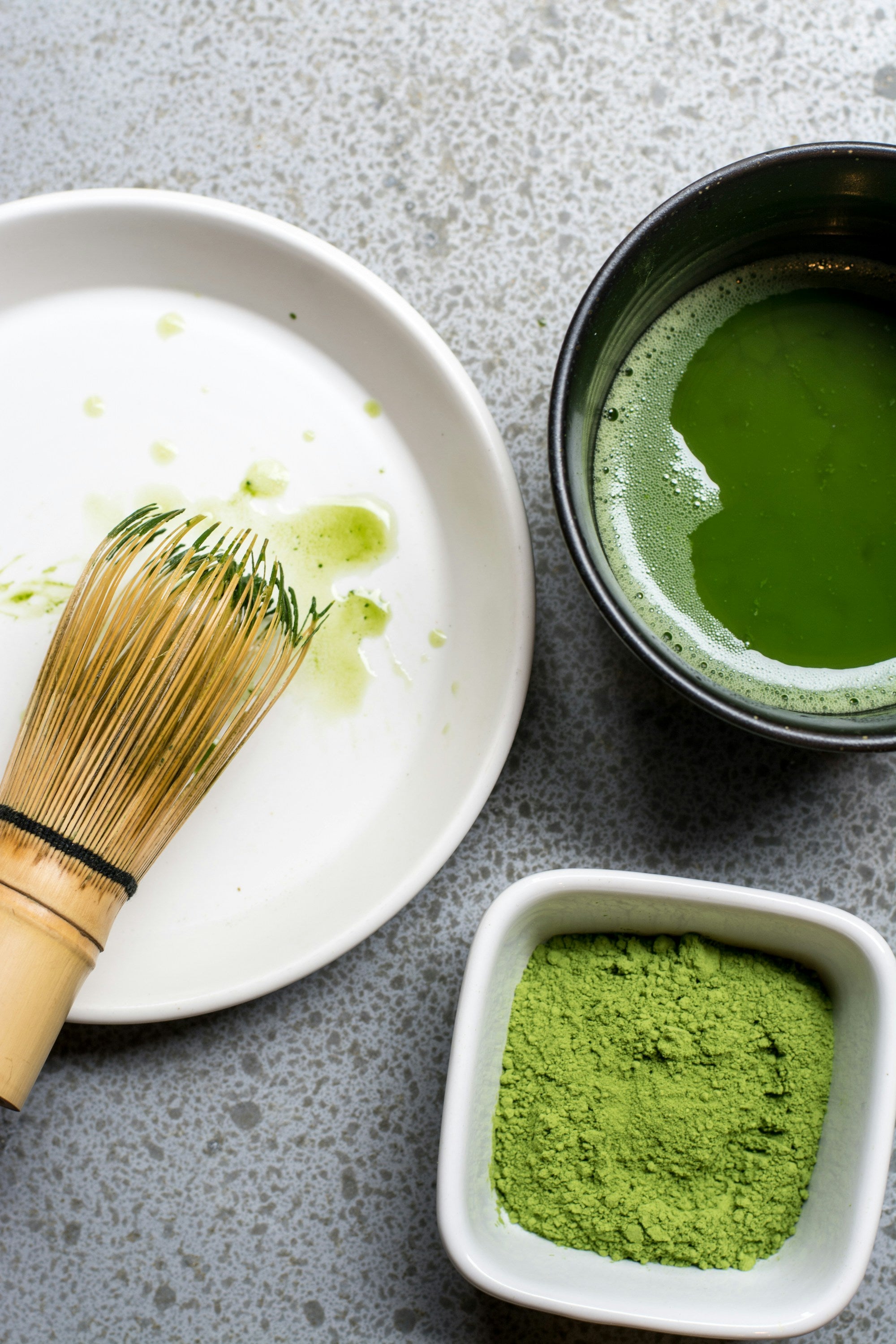 préparation matcha