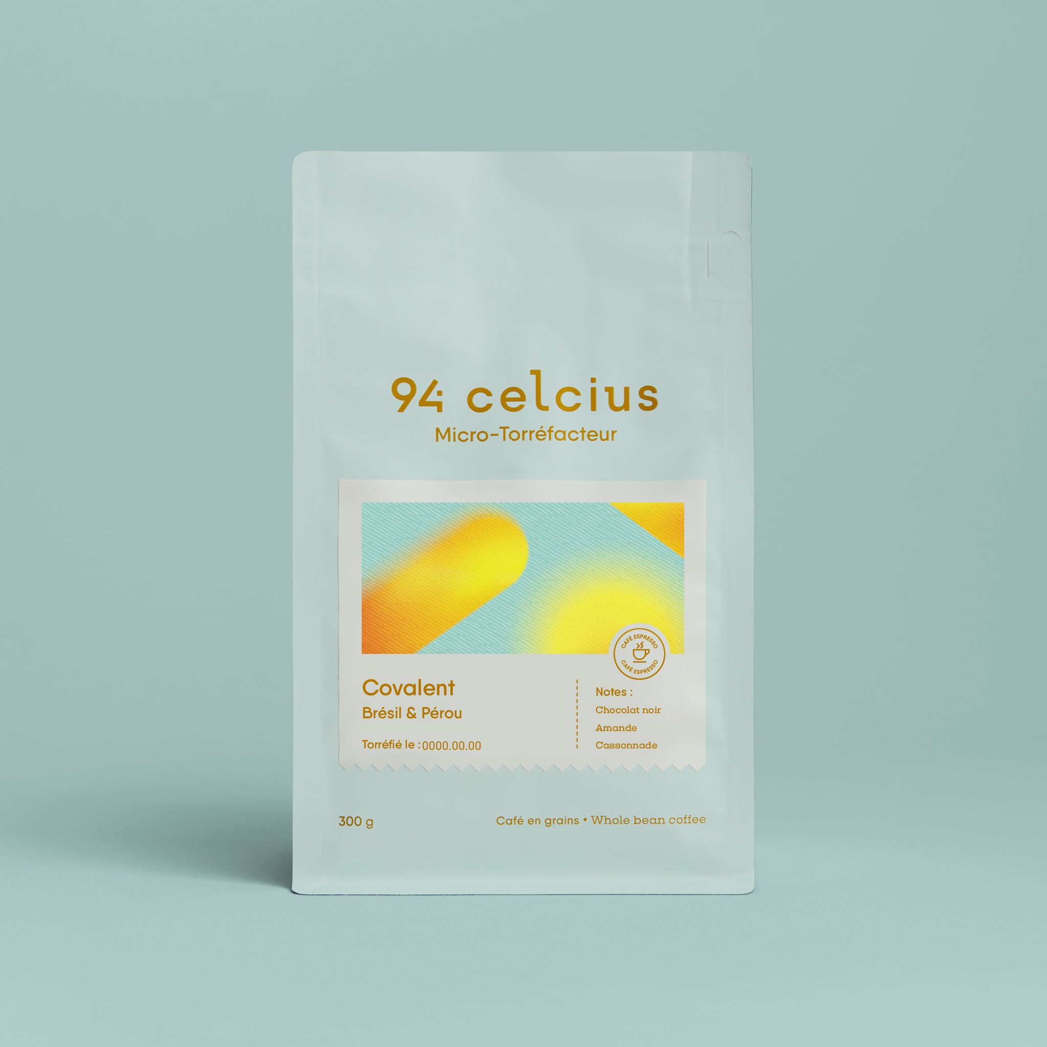 Covalent - Mélange le plus populaire classique et riche. Notes de chocolat, amande et cassonade